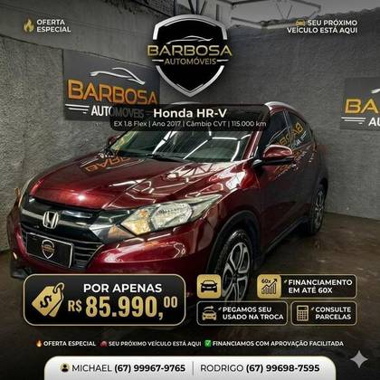 HONDA HR-V 1.8 16V FLEX EX 4P AUTOMÁTICO